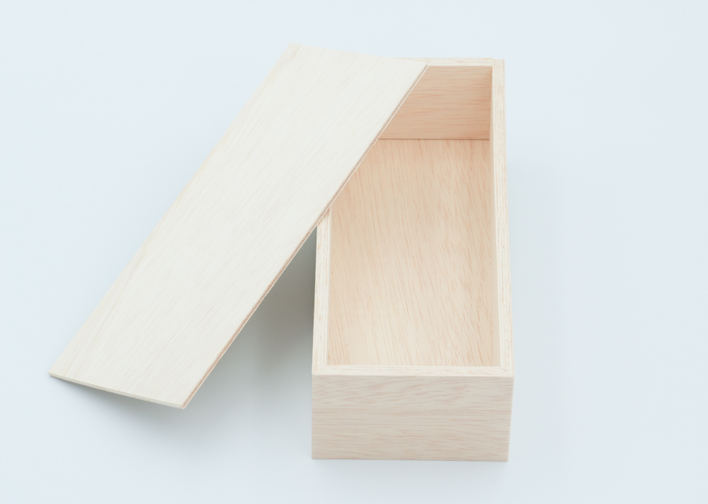 ロッキング式木箱