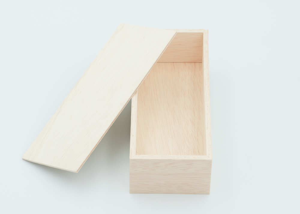 ロッキング式木箱